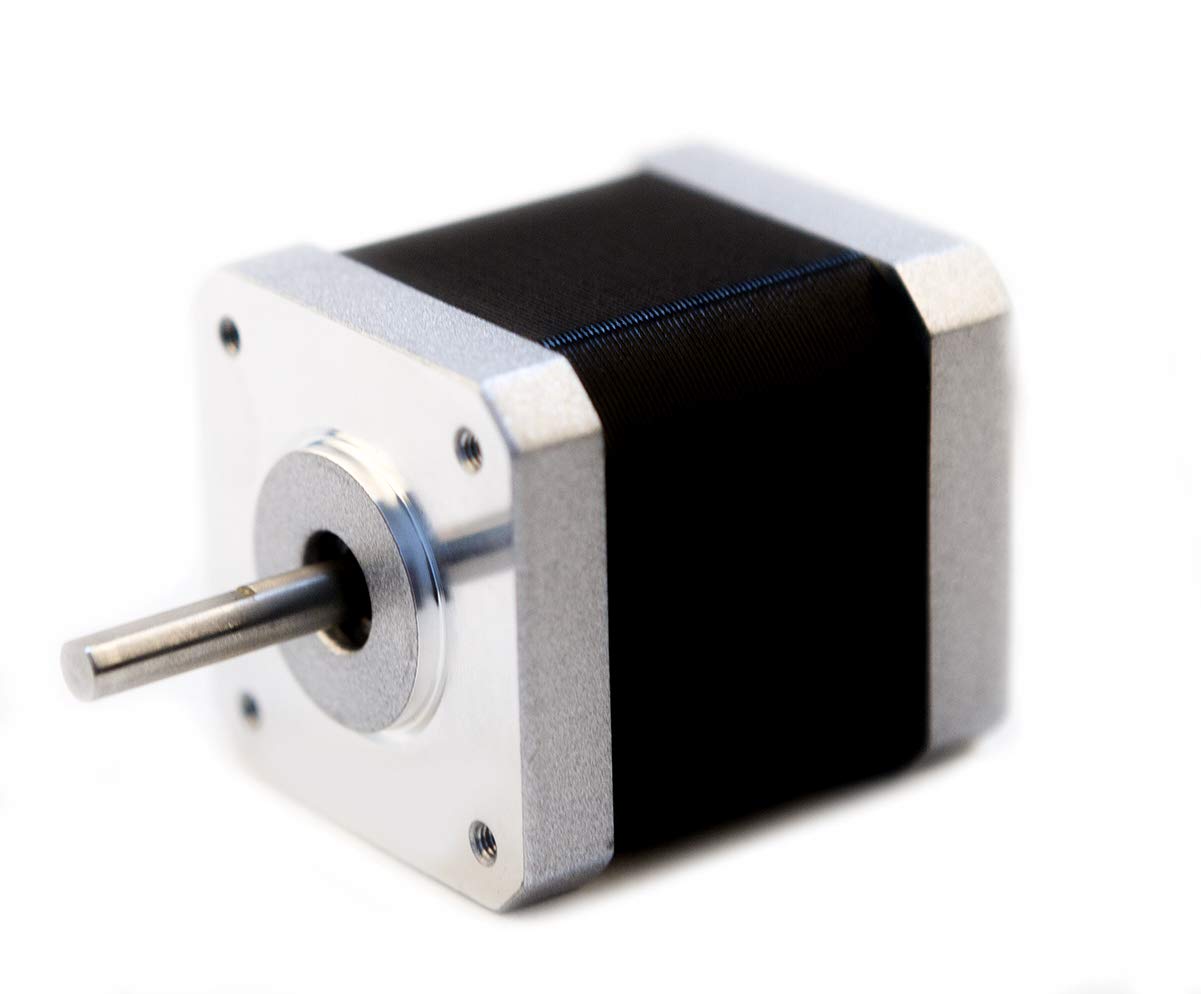 1x Nema17 Schrittmotor 17HS4417L11.5P4-9.5-X – 40mm, 0,4Nm, Bipolar, 1,7A