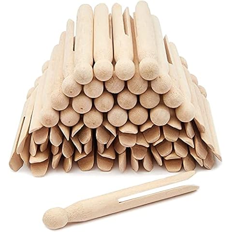 Juvale Wooden Clothespins Cover