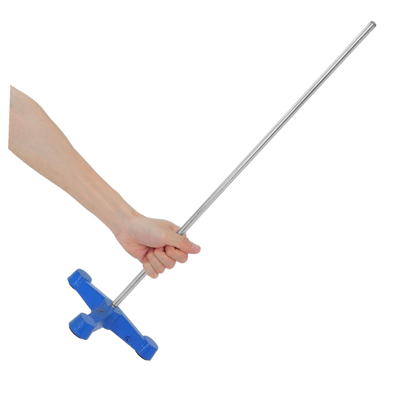KICHOUSE Laborstativ mit Dreieckigem Eisenfuß und Langer Stange Stabile Metallretortenbasis für Laborgeräte und Reagenzgläser Geeignet für Chemielabore und Schnelle Reinigung
