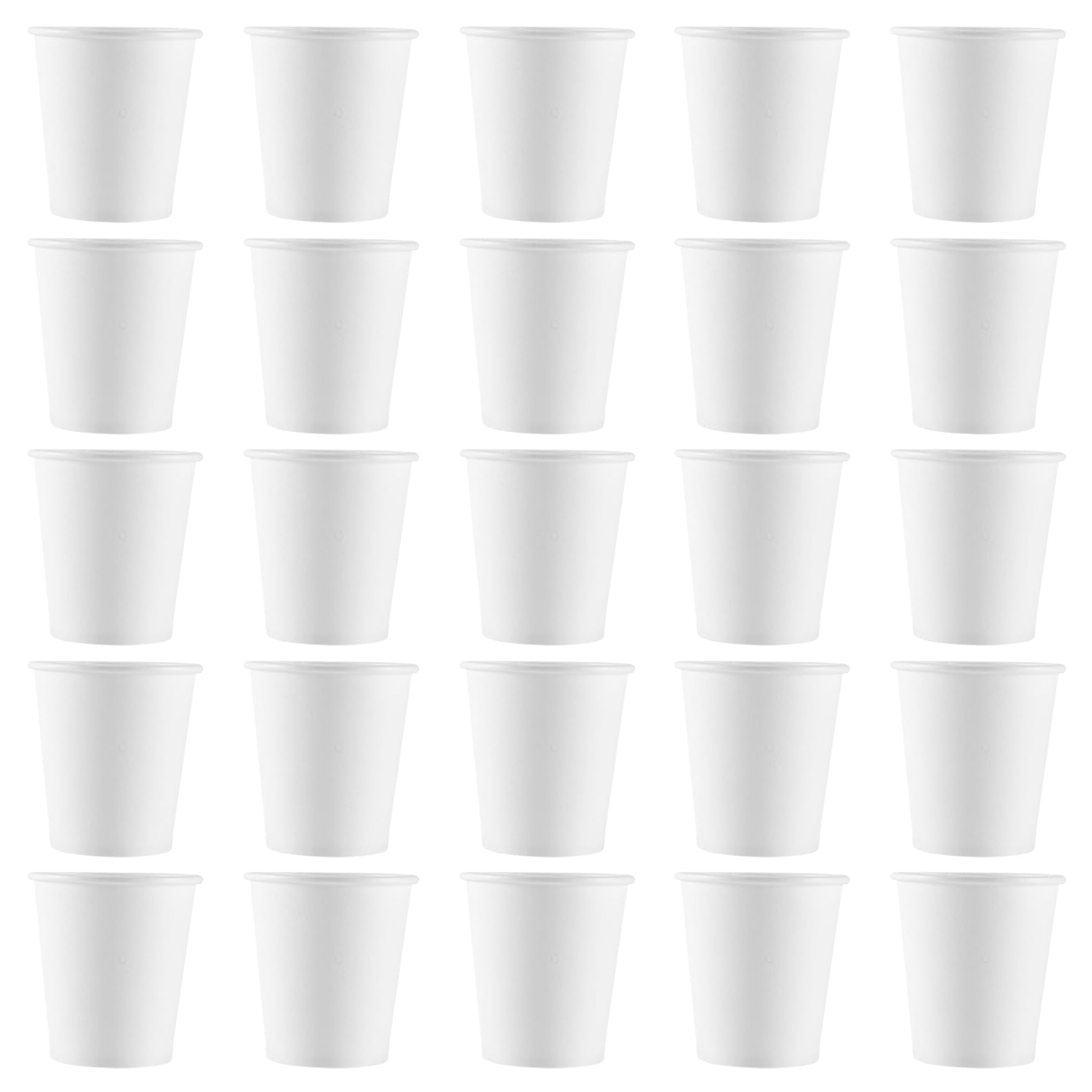 Jaopary White Paper Cups, Small Disposable Bathroom, Espresso, Mouthwash Cups Dispenser, Disposable Cups, (100 Pack) 3Oz