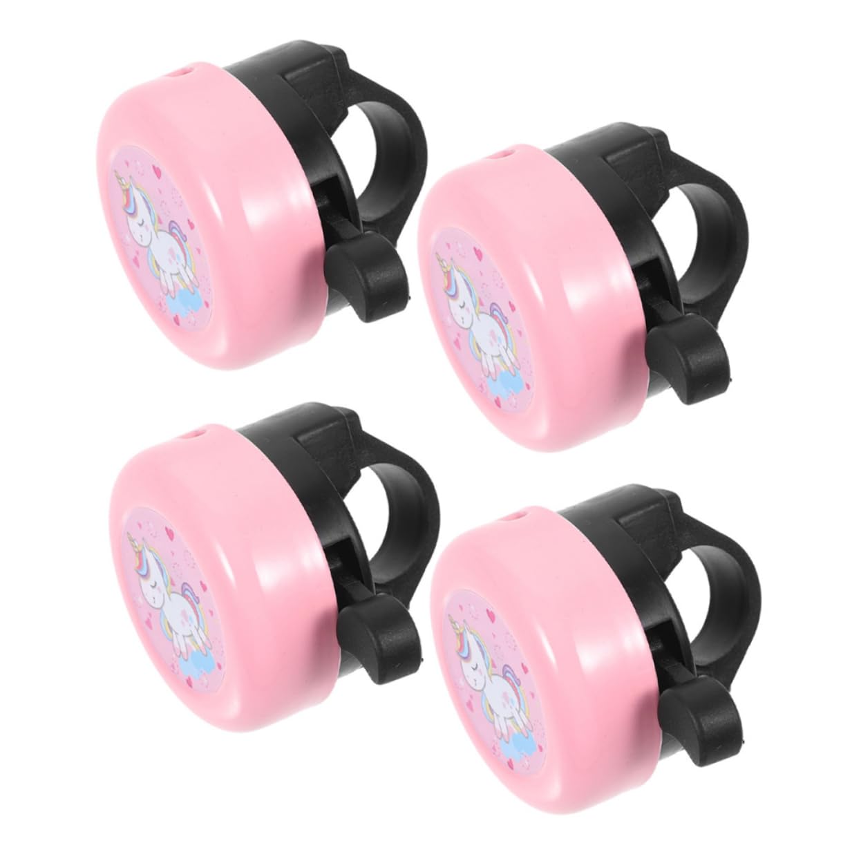 VICASKY 4pcs Cute Cartoon Bike Bell with Loud Clear Sound Fun Bicycle Accessories for Boys and Fits Handlebars Design for Cycling