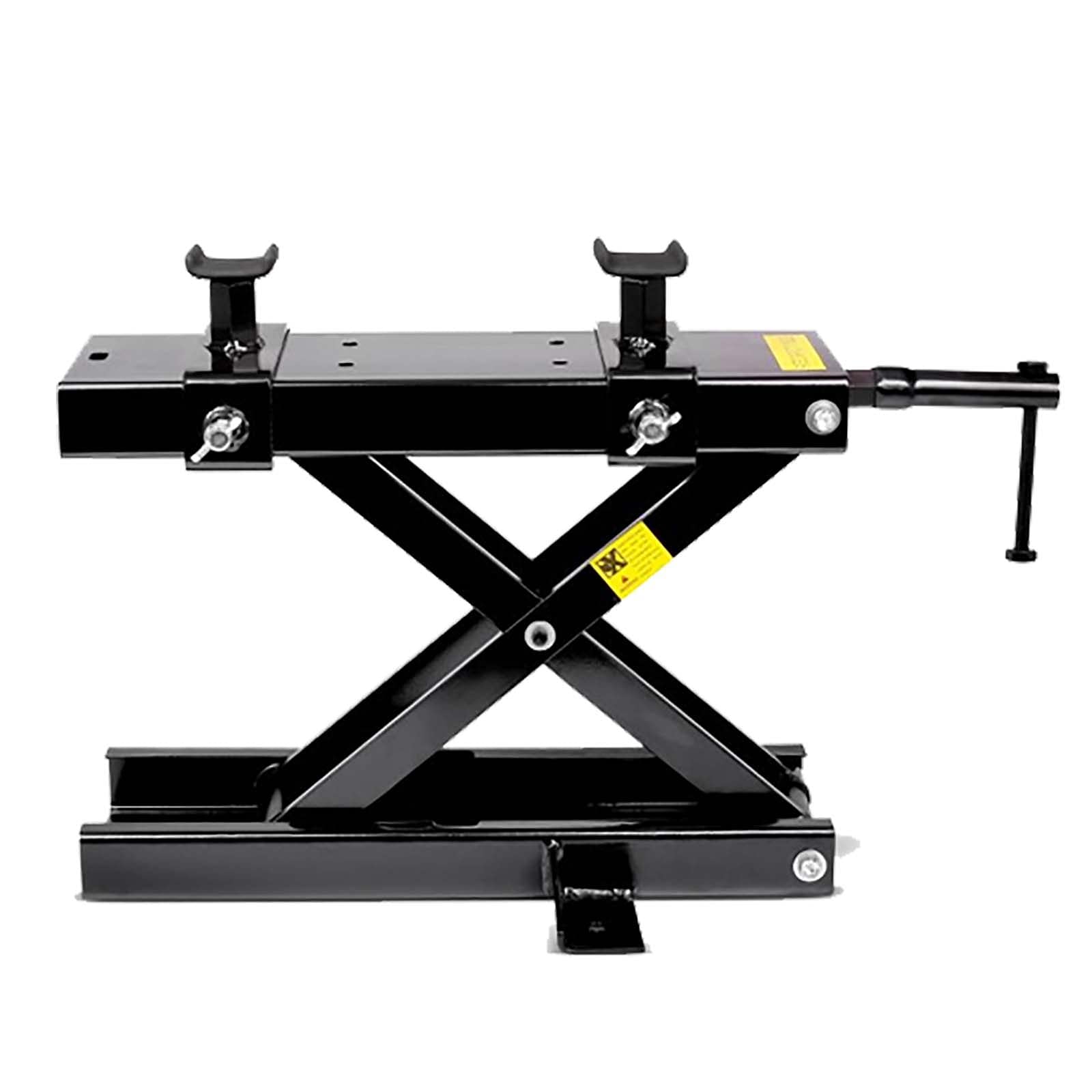 Buy 1100LBS Motorcycle Jack, Adjustable Heavy Duty Motorbike Lift Stand Scissor Lift Hoist Stand