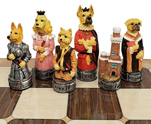 Royal Cats Vs Dogs Chess Set