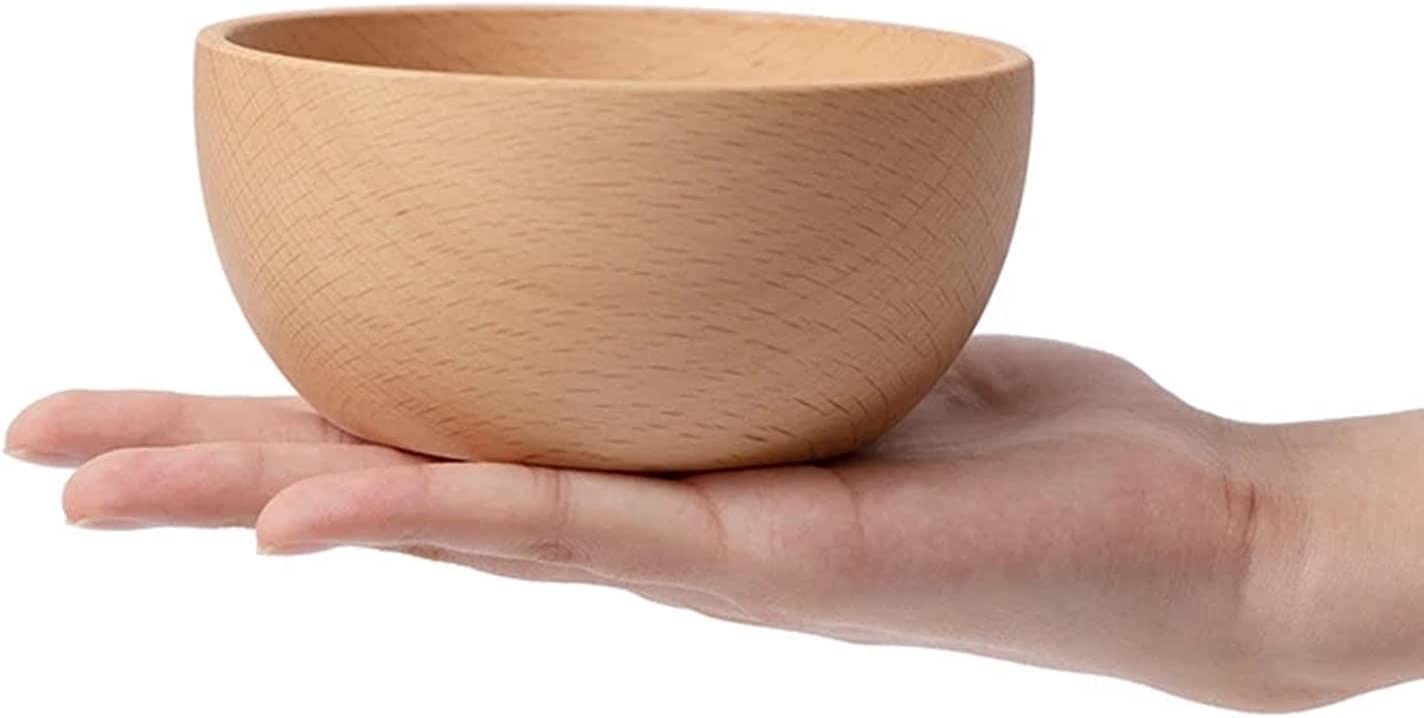 Ensaladera de madera para frutas, Platos for servir artículos for el hogar, utensilios de cocina madera for, sopa fideos, Ramen, utensilio(6x14cm)
