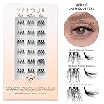 Velour Xtensions Eyelash Refills - False, Individual Vegan Lash Extensions - Lightweight, Fluffy, Reusable, Handmade Lashes - Wear up to 3 Weeks, Lash Clusters, Soft and Comfortable, All Eye Shapes - Image 4