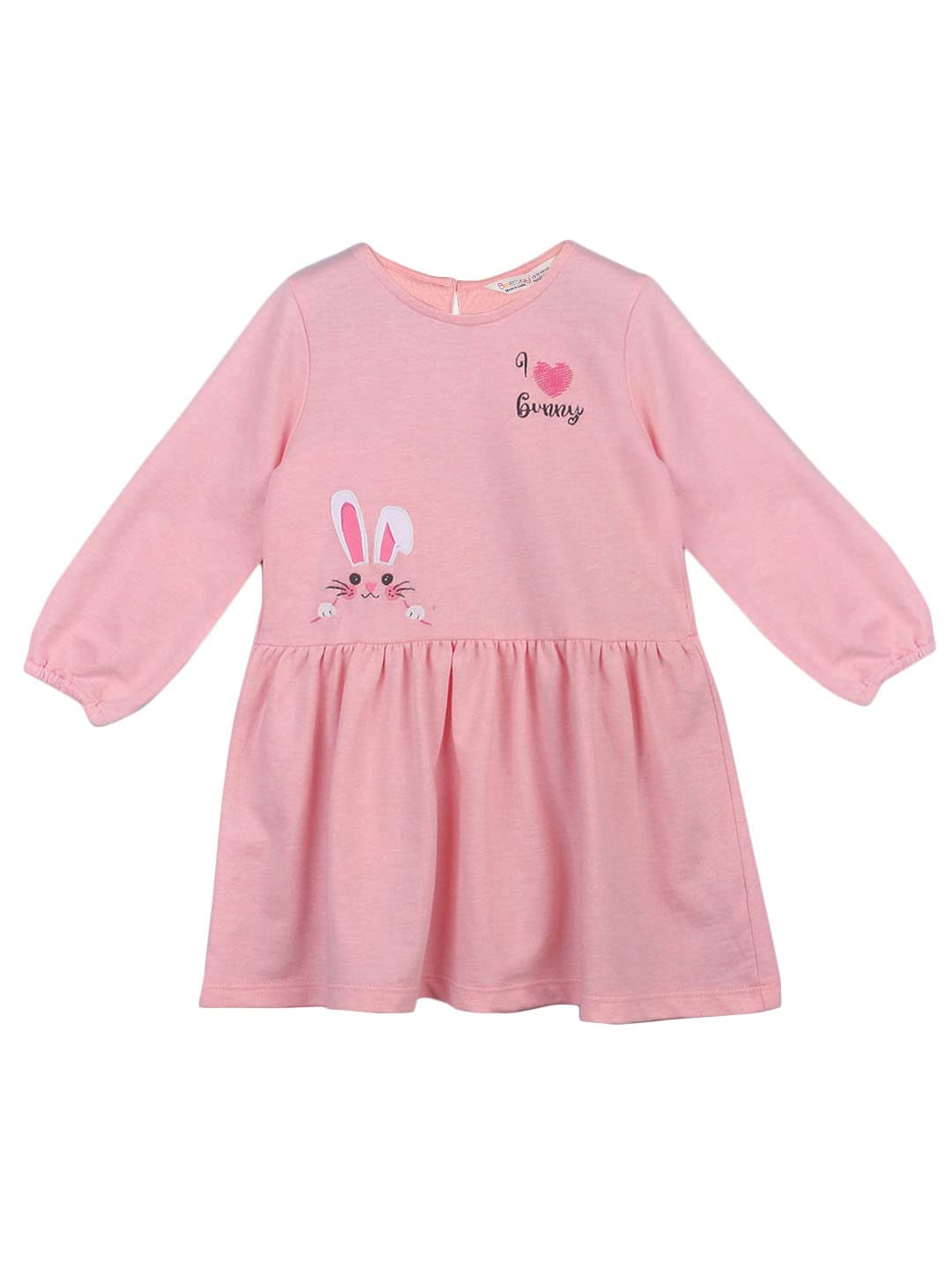 Beebay Baby-Girl's Polycotton Fit and Flare Knee-Length Dress