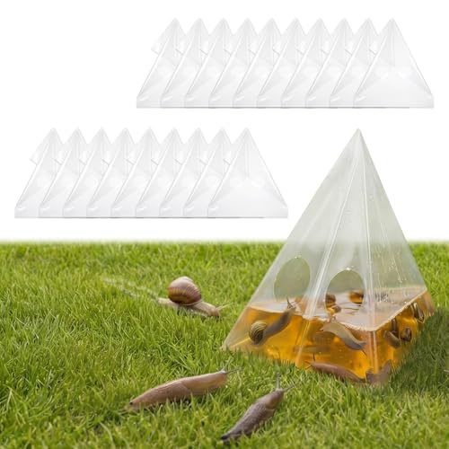 Mysora Slug & Snail Trap Bags Disposable Physical Slug Catcher for Outdoor Use in Yard Lawn and Vegetable Garden(20 Pack)
