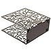 MyGift Brown Metal Napkin Holder Cutout Tree and Bird Design for Table Top, Counter Top, Kitchen, Buffet, Restaurant, Dinner Party, Holiday Gifts