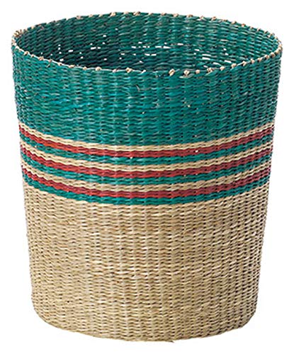 ちどり産業(Tidorisangyou) バスケット グリーン φ26×H28cm