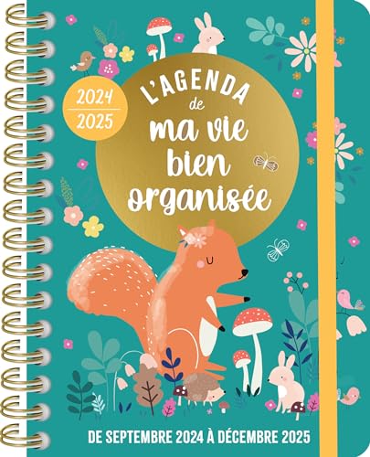 L agenda de ma vie bien organisée sept. 2024- déc. 2025 16 mois grand format
