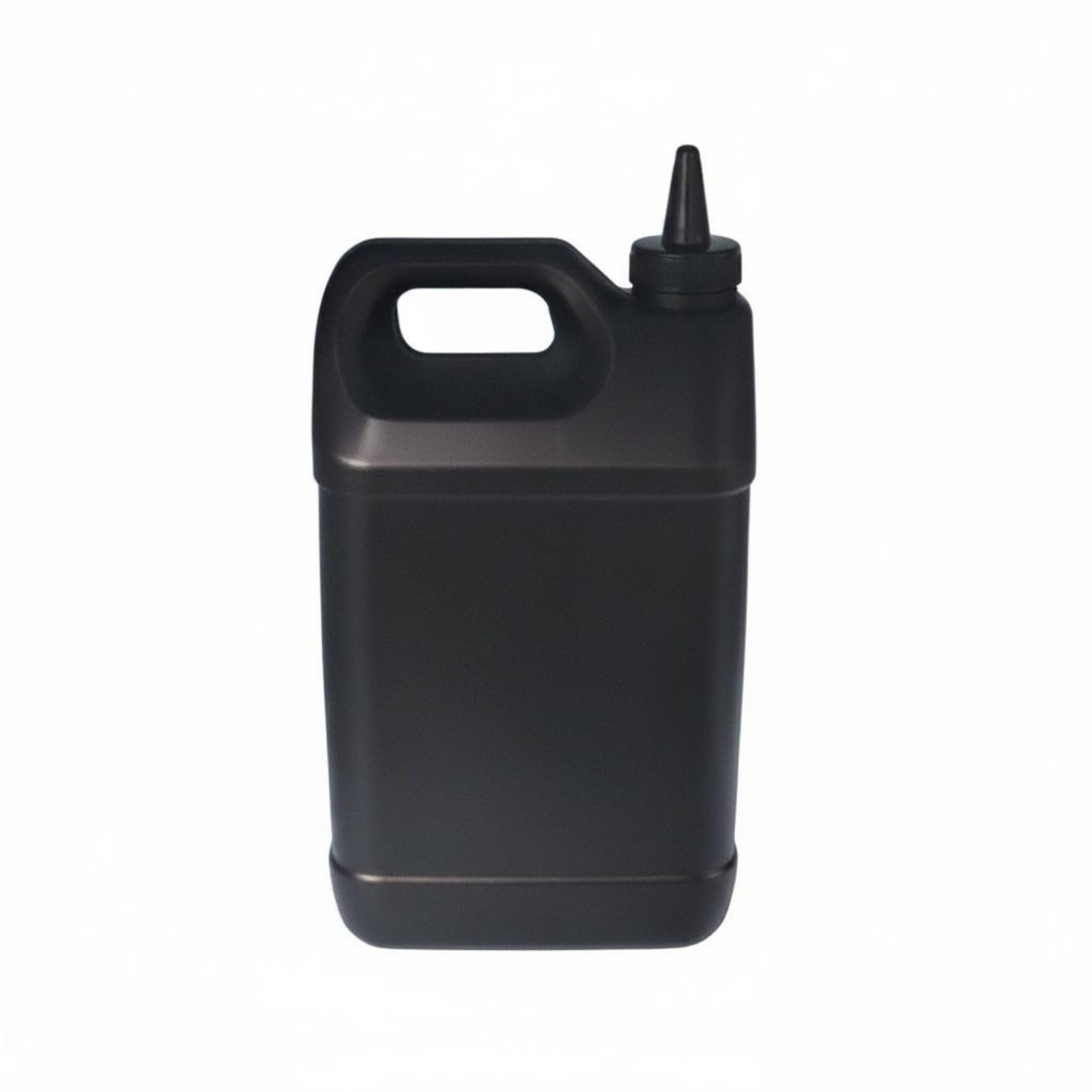 High Temperature Resistant Plastic Engine Oil Container Leak Proof Rectangular Jerry Can Heavy Duty HDPE Utility Jug Large Capacity for Garage, Workshop, Black, 42MM Pointed Cap-picture-14