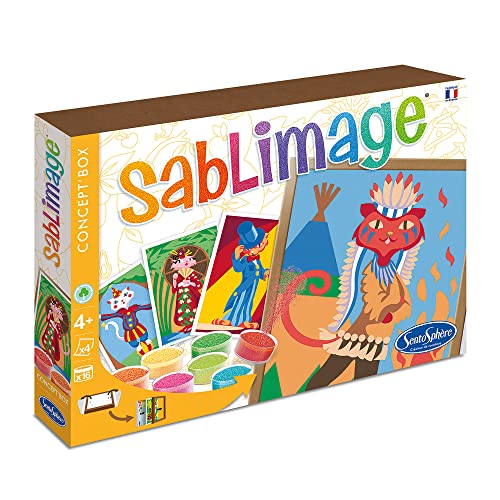Sablimage Sentosphère Chats Humains Coffret Art du Sable Fabriqué en France 8817