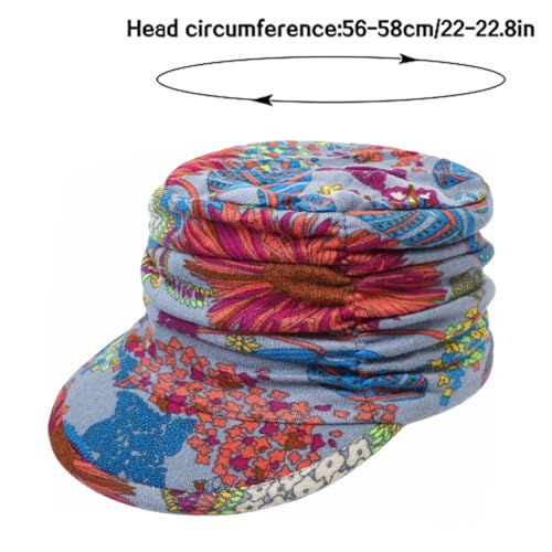 XYIYI Grey Flower Women Cancer Headwear Soft Chemo Beanie Baseball Cap - Thumbnail 5