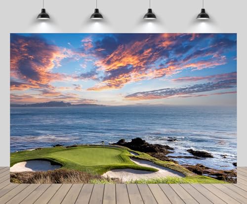 8x6ft Pebble Beach Resort Backdrop