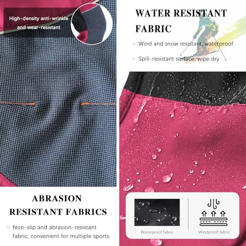 Kids Snow Ski Pants Hiking Boys Girls Outdoor Waterproof Windproof Fleece Warm Snowboard Pants4