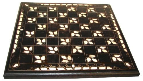 Chess Board with Mother of Pearl Inlaying