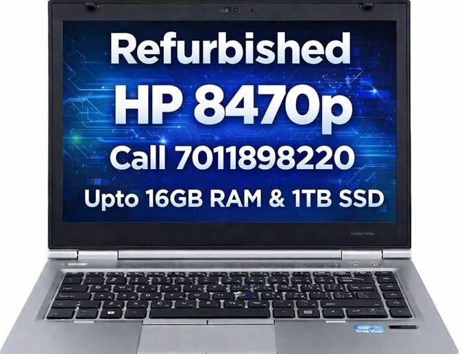 Image of Certified Elite Edition 8470p Laptop | Core i5-3230M 2.60GHz | 8GB RAM | 512GB SSD | 14-inch HD Display | Win 10 Pro | Silver