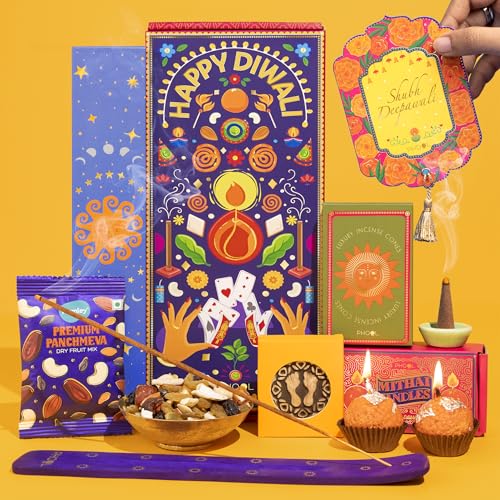Phool Diwali Delight Gift Box | Premium Festive Hamper with Dry F...