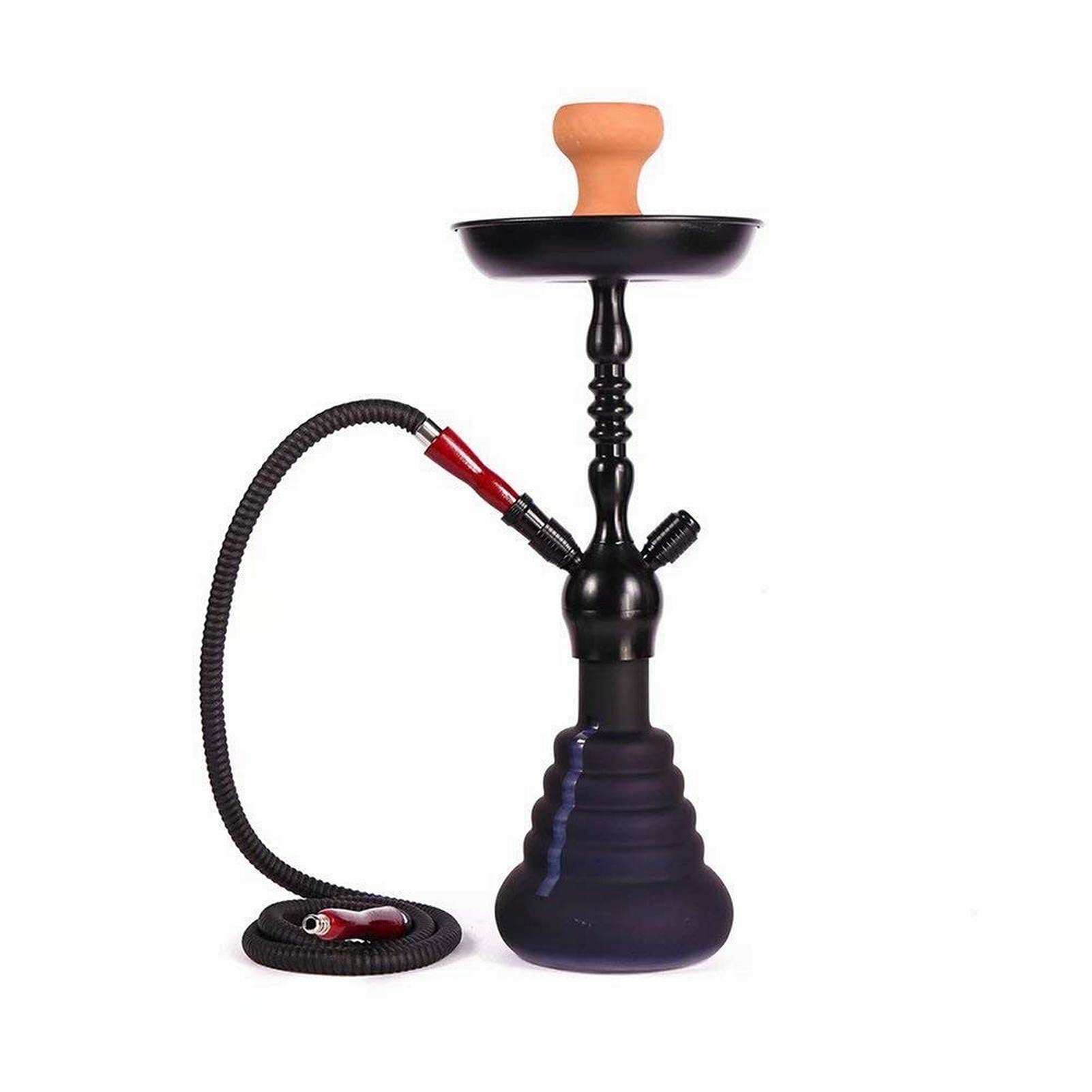 Set Di Narghilè In Vetro Da 55 Cm Con 2 Tubi Flessibili E Accessori Per Narghilè Con 2 Tubi Flessibili E Accessori Per Narghilè Per Caffè, Famiglie E Bar, Feste
