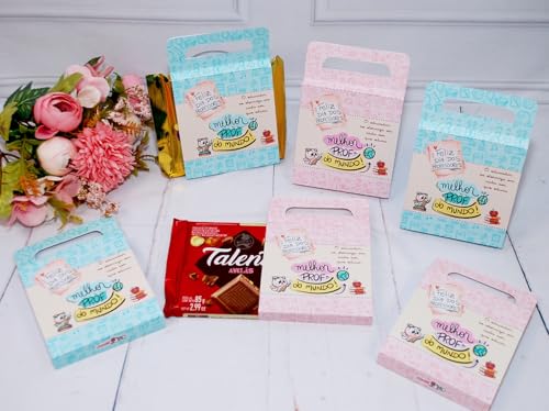 Dia Dos Professores Capinha com alça para Talento Grande Pegue e Monte (10 unidades Rosa)