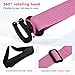 JIANWEI Ski Harness Trainer for Kids, Kids Ski Shoulder Harness Leash Teach Your Child The Speed Control of Skiing and Snowboarding with Backpack for Age 2-8(Pink)