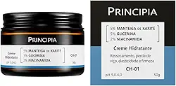 PRINCIPIA, Creme Hidratante Facial 5% Manteiga de Karité + 5% Glicerina + 2% Niacinamida CH-01 com 50g