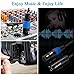 JOLGOO 1 Feet Mini XLR Male to XLR Female Adapter Cable, 3-Pin, for BMPCC 4K/6K, Video Assist 4K, Sharp 8K, Rode, Sennheiser, Sony & More