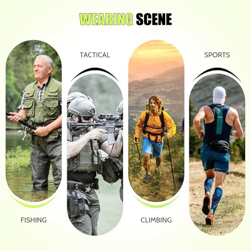 Image of AOTORR Mens Outdoor Work Safari Cargo Photo Travel Fishing Vests for Men with Multi-pockets