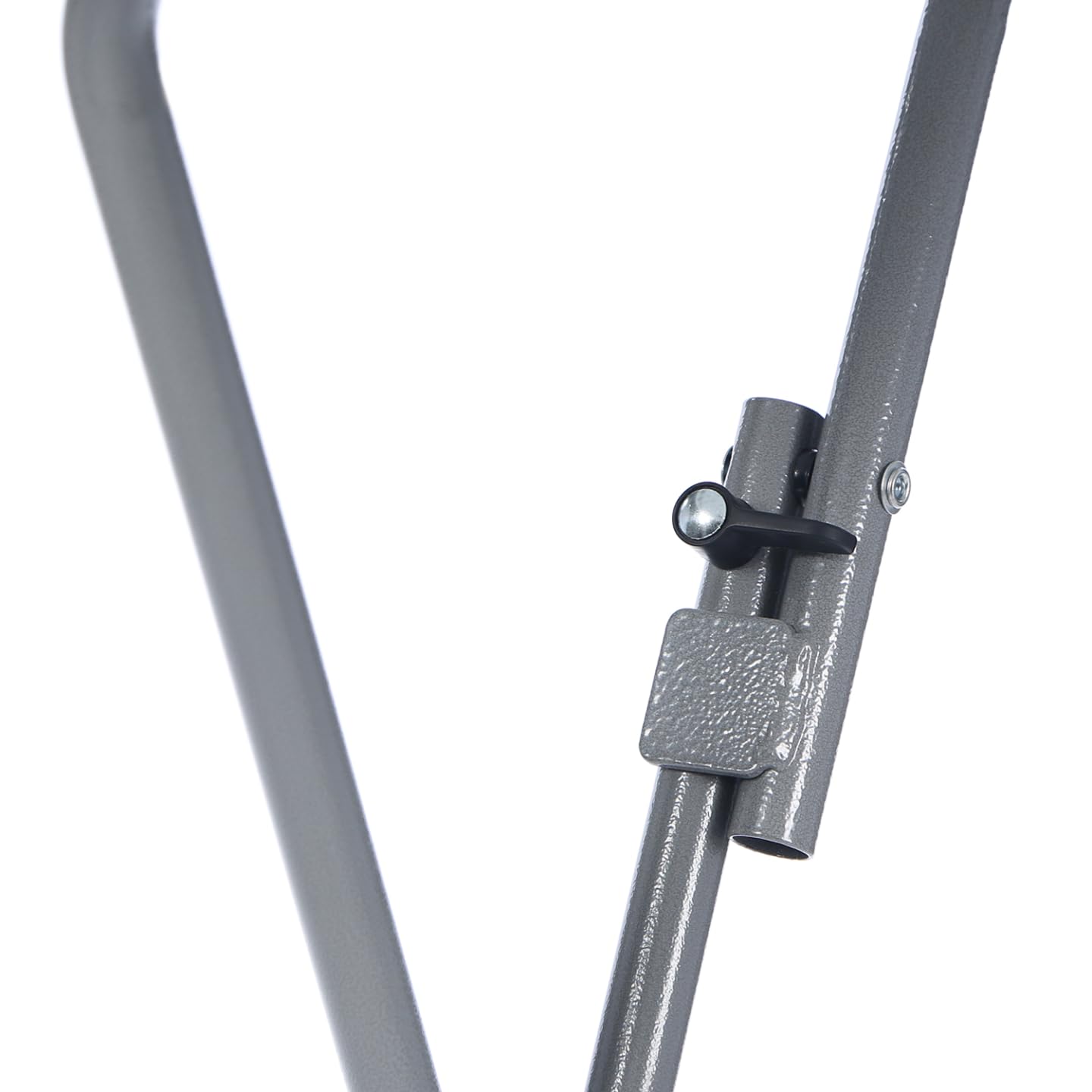 IDMarket - Set di 4 tavoli alti pieghevoli da 105 cm e 4 coperture bianche