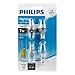 Philips C7 Clear Night Light: 7-Watt, E12 Candelabra Base Light Bulb, Soft White, 4-Pack, 415463