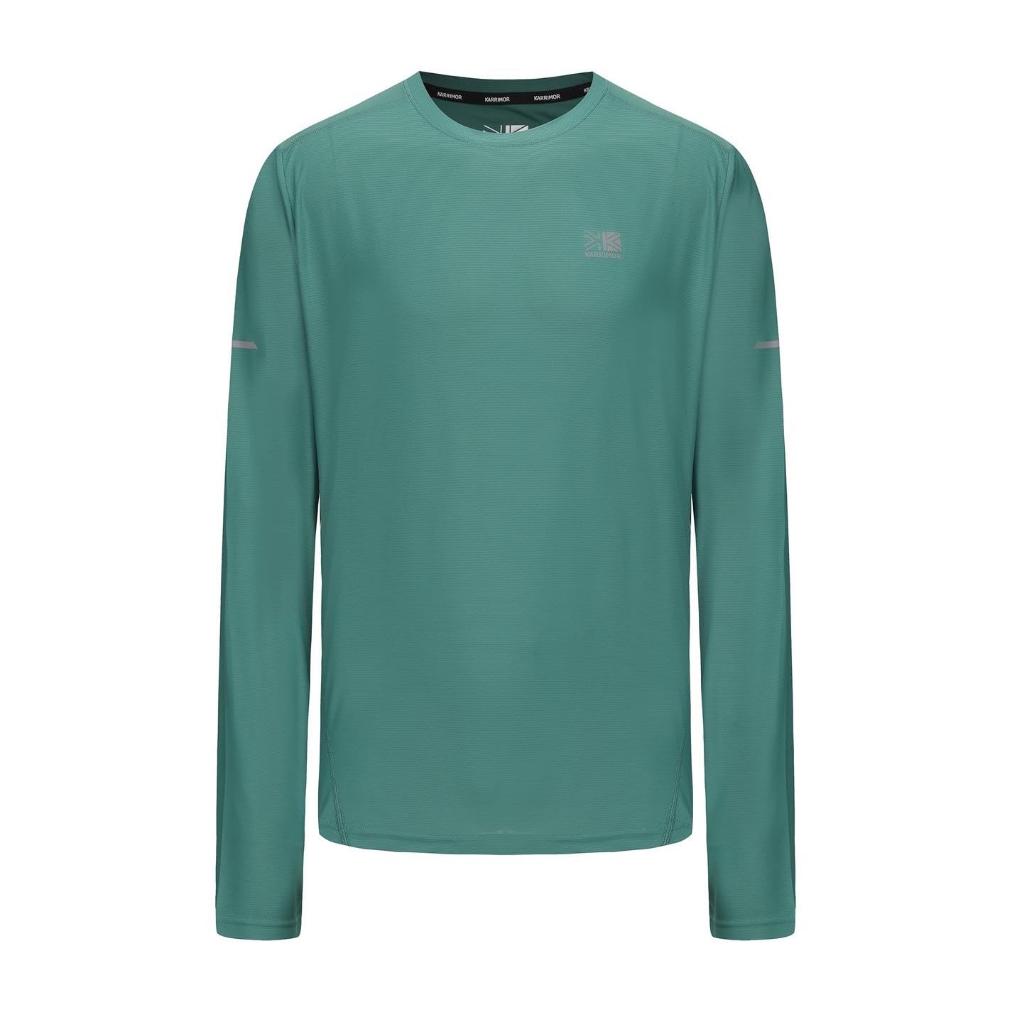 Karrimor Mens Long Sleeve Run T-Shirt Green Spruce XL