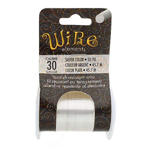 Image of The Beadsmith Wire Elements 30-Gauge Lacquered Tarnish-Resistant Copper Wire for Jewelry Making, 50 Yard, 45.72 Meter Spool
