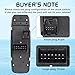 Master Power Window Switch, Driver Side 8 + 13 Pins, Replacement for 2011-2016 Do-dge Journey, 68084001AB, 68084001AC, 68084001AD, DWS1893
