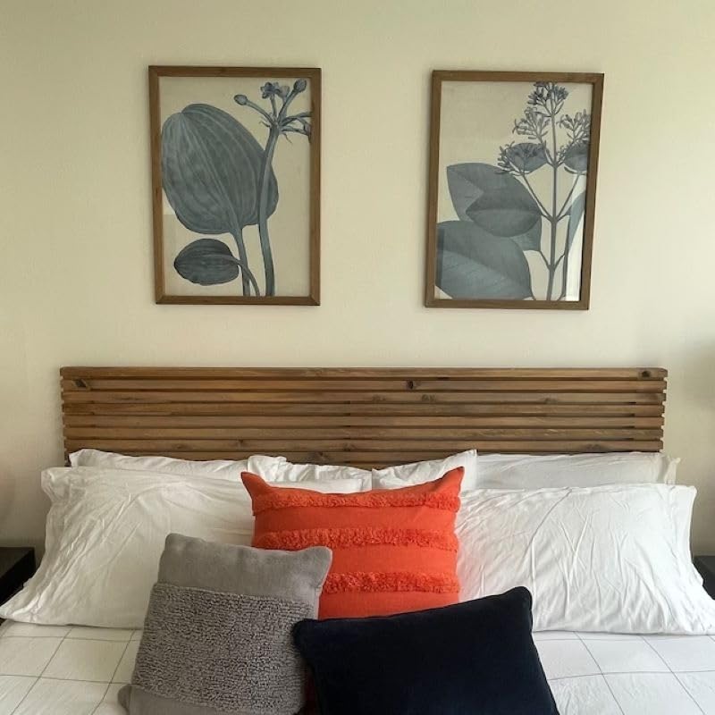 Ahşap Yatak Başlığı ceviz renk 125 cm x 60 cm