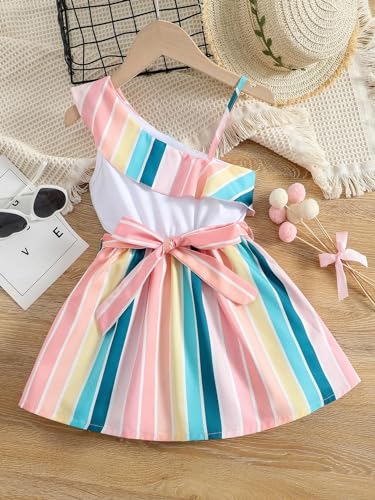 Image of Tior Polyester Fit and Flare Knee-Length Dress | Dresses Girl Frock for Kids|