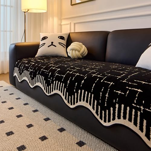 簡単なクリーニングソファプロテクターカラフルな幾何学模様シェニール生地ファミリーデザイン通気性ソファカバー