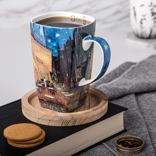 Taza grande McIntosh Vincent Van Gogh 580 ml con caja miniatura 3