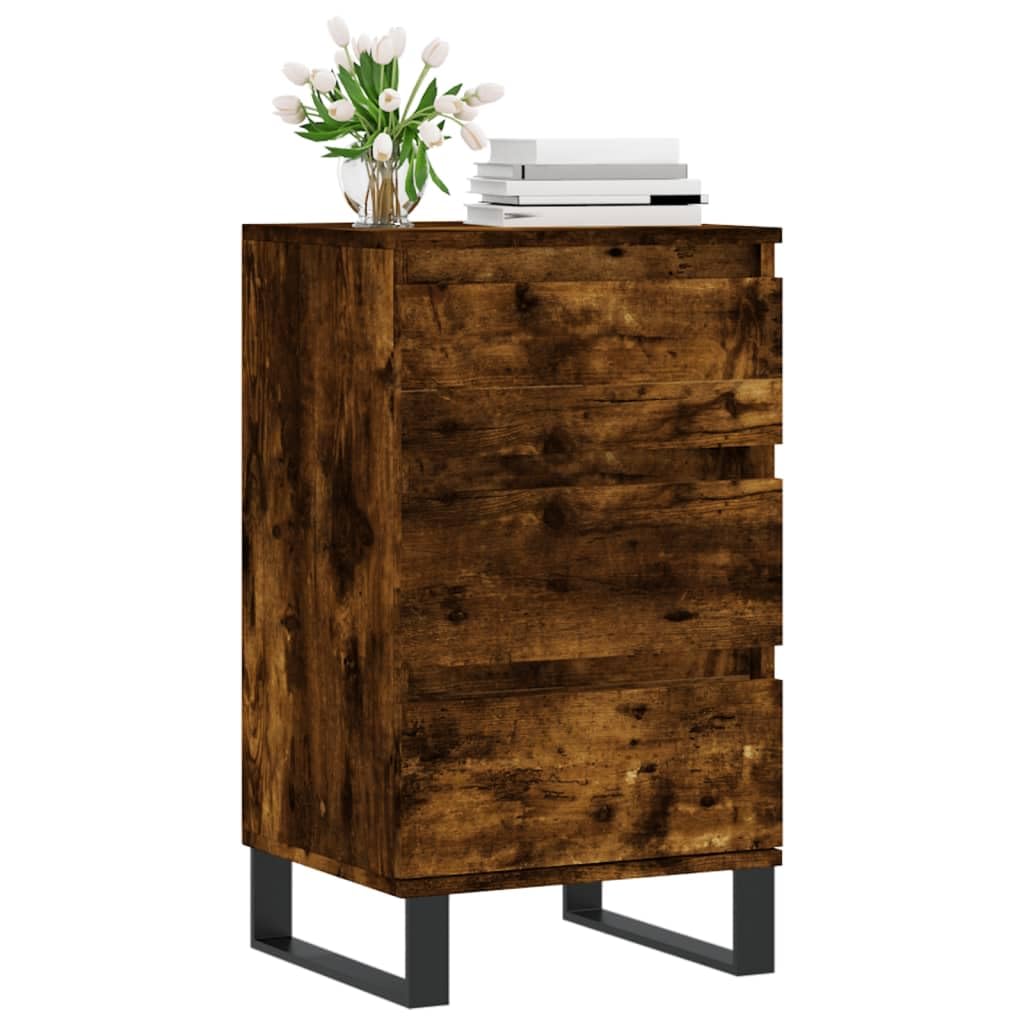 Credenza per affumicatura, 40 x 35 x 70 cm, materiale in legno, robusto Living Room Storage Cabinet con gambe in ferro, console versatile per entryway e cocina