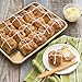 Nordic Ware Naturals Aluminum NonStick Baker's Quarter Sheet Small, Gold