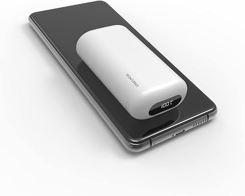 Miniatura 7 de Cargador portátil pequeño con cable USB-C integrado, batería de carga rápida PD de 10000 mAh 18 W. Paquete de batería ultra compacta con pantalla