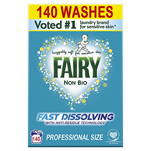 Fairy Non-Bio Powder Kind to Sensitive Skin Laundry 140 Washes