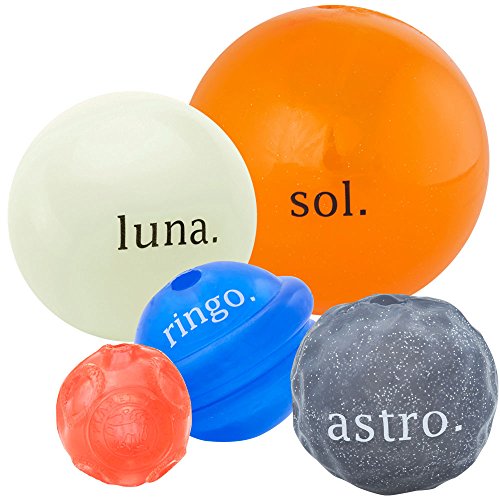 Planet Dog Orbee-Tuff Ringo Saturn Ball Blue Treat-Dispensing Dog Toy #TOP2