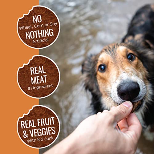 Smart Cookie All Natural Dog Treats - Sensitive Stomach 3 Flavor Variety Pack - Trout & Apple, Chicken Hip & Joint, Rabbit Jerky Strips - Sensitive Stomach Dog Training Treats, Dog Digestive Support #TOP3