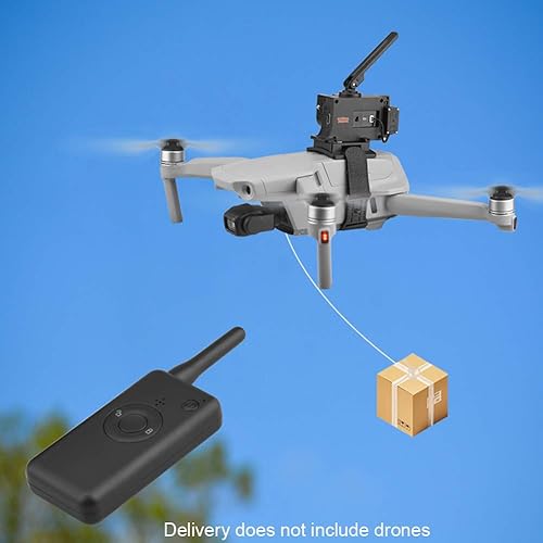 Miniatura 5 de CALIDAKA Drone lanzador de aire para Mavic 2 sistema de montaje de dispositivo de caída de aire Payload lanzador Drone Clipcarga útil entrega gota
