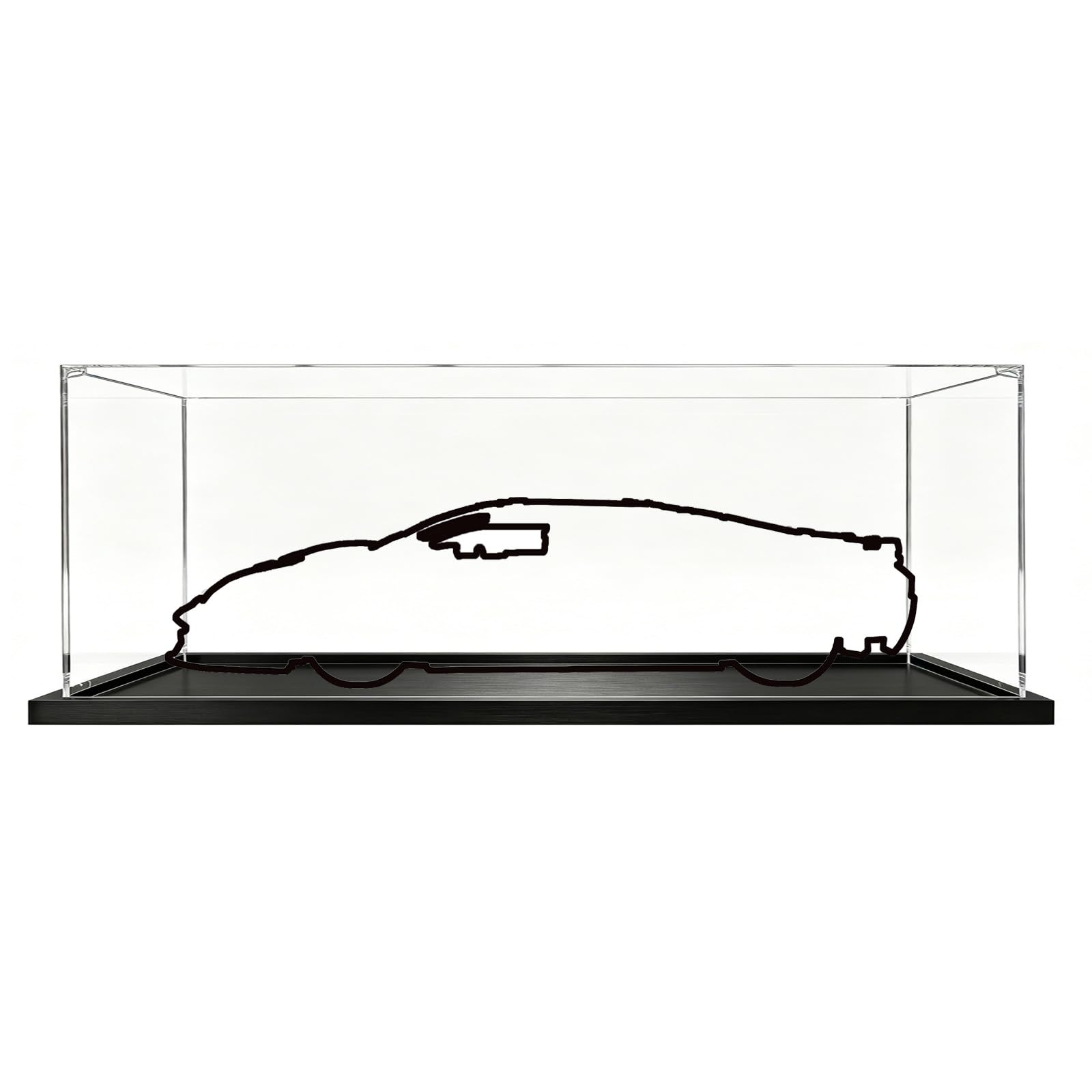 Dustproof Clear Acrylic Display Case for Lego 42214 Racing Car,Box Only (3mm)