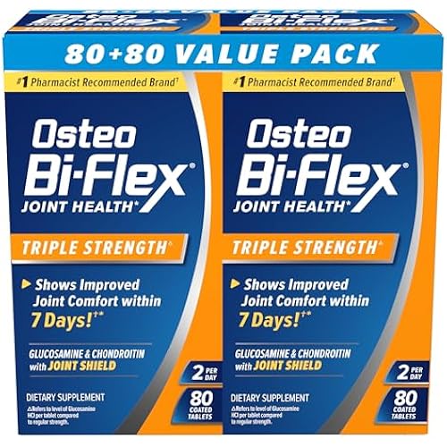 Osteo Bi-Flex Triple Strength Glucosamine Chondroitin Supplement, 80 Ct