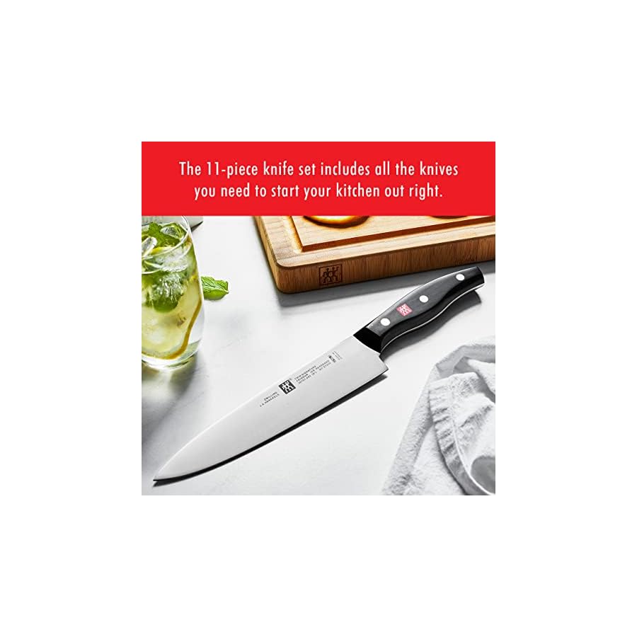 ZWILLING-Twin-Signature-11-Piece-German-Knife-Set-with-Block-Razor-Sharp-Made-in-Company-Owned-German-Factory-with-Special-Formula-Steel-perfected-for-almost-300-Years-Dishwasher-Safe ZWILLING Twin Signature 11-Piece German Knife Set with Block, Razor-Sharp, Made in Company-Owned German Factory with Special Formula Steel perfected for almost 300 Years, Dishwasher Safe