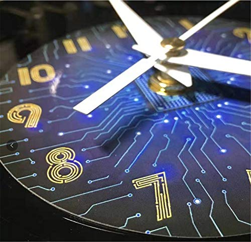 Horloge Murale Vinyle Grand Format Décor Tambours Moderne - 6