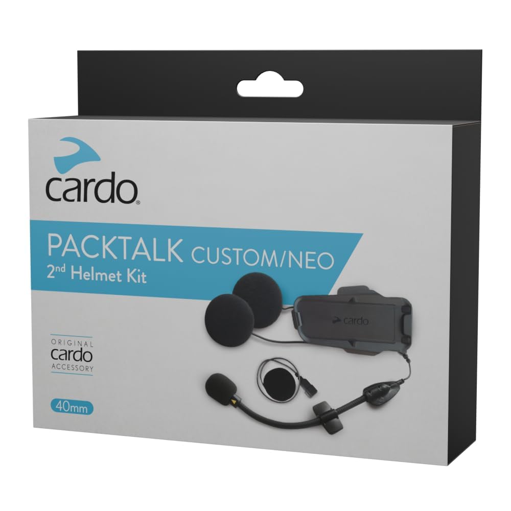 Amazon.com: Cardo Packtalk Custom 2nd Helmet Kit : Electronics