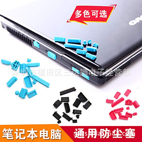 Andoer 13 unidades/conjunto de silicone antipoeira tampa tampa tampa laptop tampa poeira plug notebo